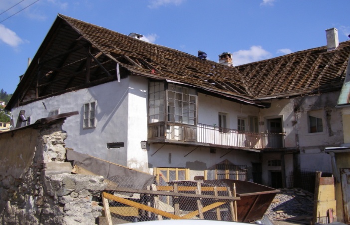 Rekonštrukcia rodinného domu Banská Štiavnica - pôvodný stav